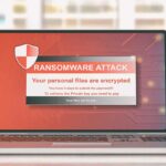 Ransomware attack on a lap top